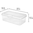 thumbnail image 3 of 18058606 Grande Boîte de Rangement Flip Top, Lot de 6, 3 of 7