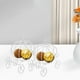thumbnail image 2 of 4 cajas de metal con forma de carruaje de calabaza para dulces, decorativas, de princesa, para centro de mesa, para bodas, cumpleaños y fiestas, color blanco, 2 of 8