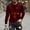 Wine, variant on KeShDi Long Sleeve Shirts for Men Fashion Casual Men Christmas Print Sports Long Sleeves Round-Neck Blouses Shirts Black 4X