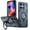 Blue, variant on Decase Case for Moto G 5G (2025), Shockproof Magnetic Phone Case with Ring Stand,Wireless Charging Compatible,Gray