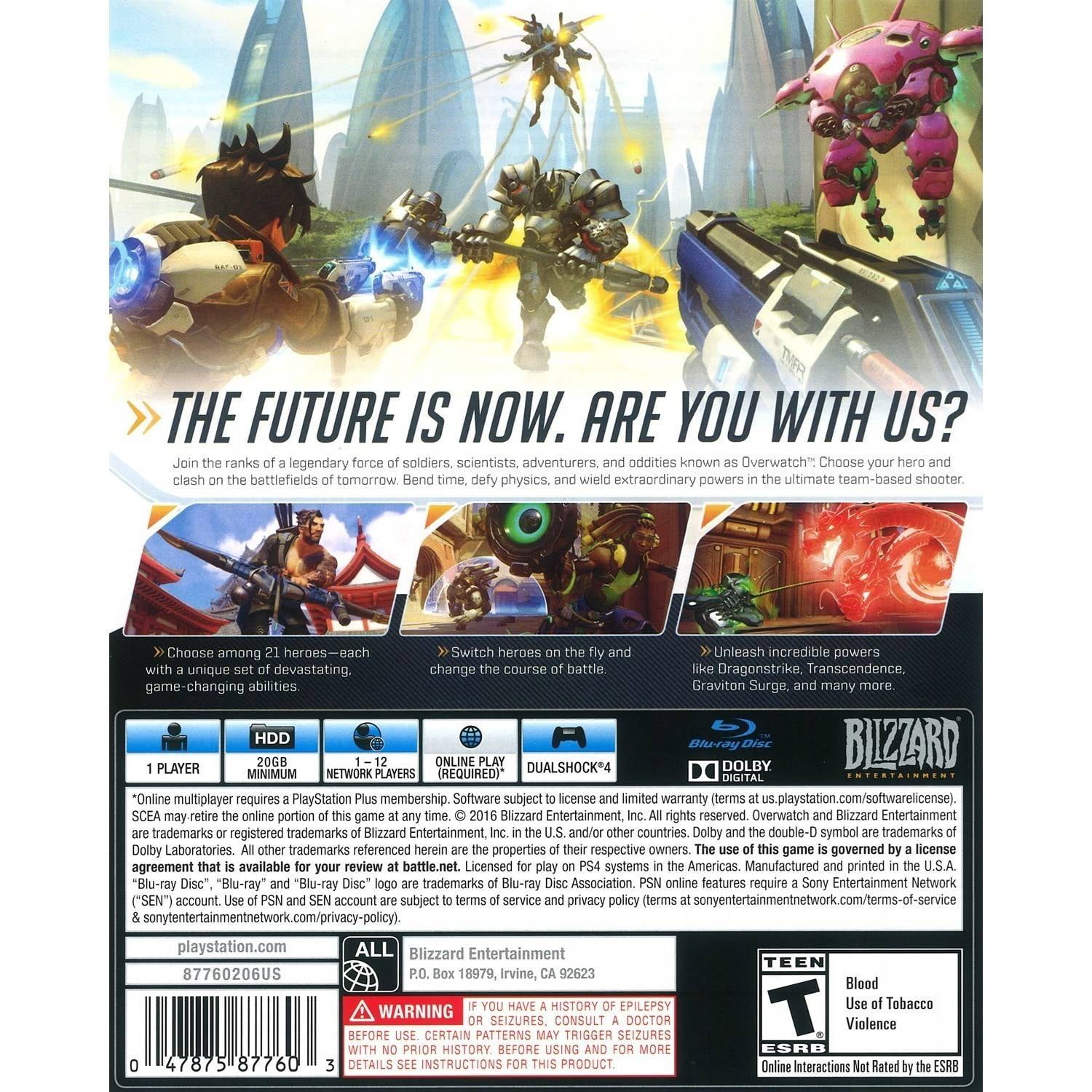 Overwatch Edition, Entertainment, PlayStation 047875877603 - Walmart.com