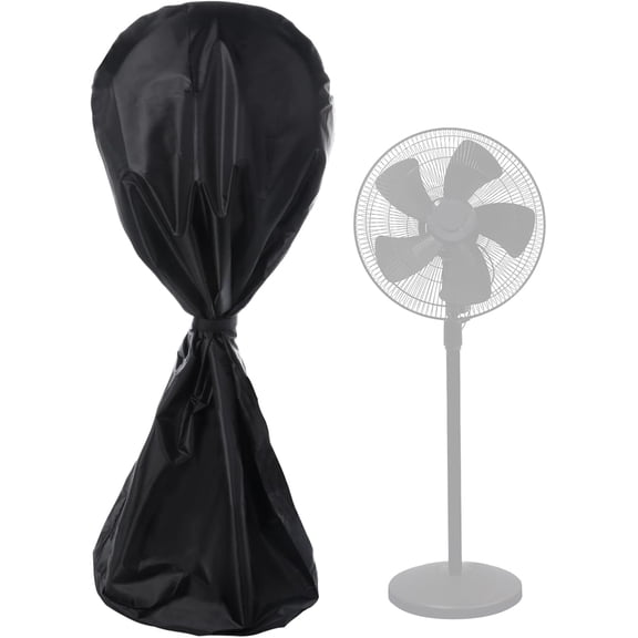 Liho Fan cover 30''D x 57''H, Pedestal Fan Cover Full Protection, 420D Oxford Cloth Waterproof Fan Dust Cover, Standing Floor Fan Protector Cover With Drawstring for Indoor & Outdoor A605