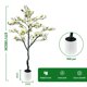 thumbnail image 3 of QinaQin Árbol artificial de magnolia de 6 pies con flores realistas en maceta, ideal para decoración interior o exterior en hogar, patio u oficina, 3 of 7