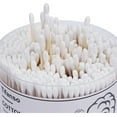 thumbnail image 5 of 500 Count Cotton Swabs Natural Double Round Strong Wooden Tip Sticks Buds for Ears Cruelty-Free Ear Swabs with Storage Box, 5 of 5
