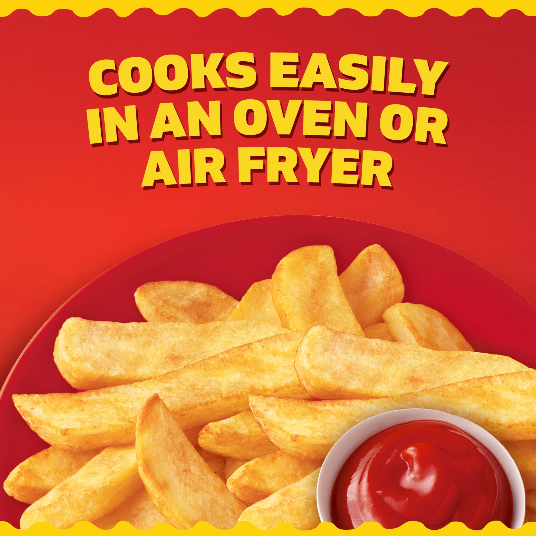 Ore-Ida Classic Steak Fries French Fried Frozen Potatoes, 1 Bag, for Easy Snacks and Dinner Sides, Gluten-Free, 28 oz