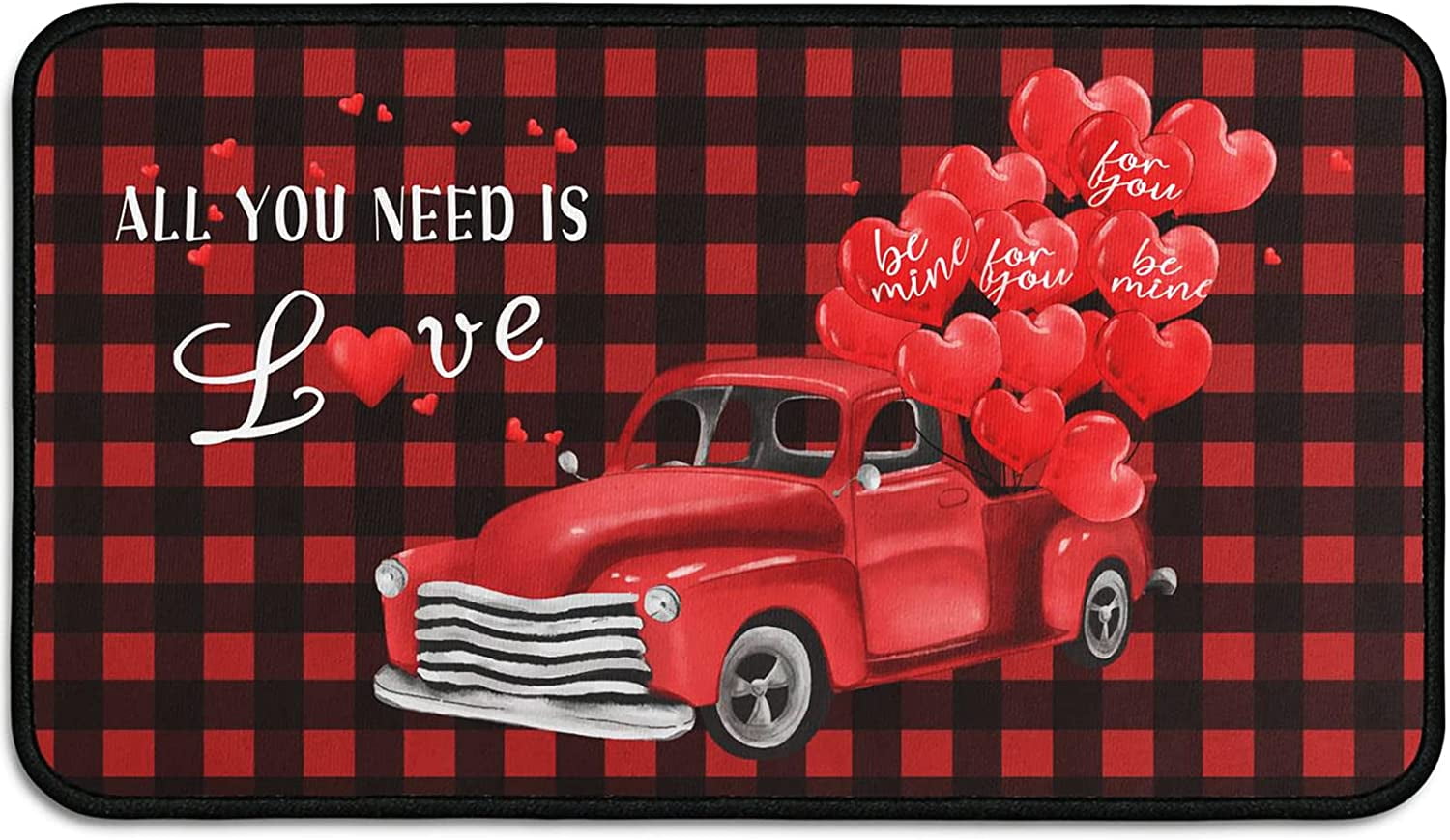 Kitchen Mat Set of 2 Chef Kitchen Rugs and Mats Non Slip Rubber