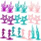 thumbnail image 2 of Muyoka 20 piezas de decoración de fieltro para mesa bajo el mar con 20 bases de fieltro, decoración de fieltro para fiestas, adorno duradero para centro de mesa oceánica para baby shower, cumpleaños, Muyoka Hogar, 2 of 7
