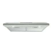 FIREGAS 30 inch Under Cabinet Range Hood with Ducted / Ductless Convertible Slim Kitchen over Stove Vent, 3 Speed Exhaust Fan, Reusable Filter, LED Lights in Stainless Steel