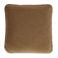 thumbnail image 3 of Wali Square Accent Throw Pillow, 20 Inch, Feather Fill Brown Polyester, 3 of 3