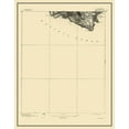 thumbnail image 2 of USGS 20x24 Black Ornate Wood Framed with Double Matting Museum Art Print Titled - San Pedro California Sheet - USGS 1896, 2 of 4