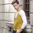 thumbnail image 2 of Daolelai Men's Sequined Suit Vest, 2 of 6