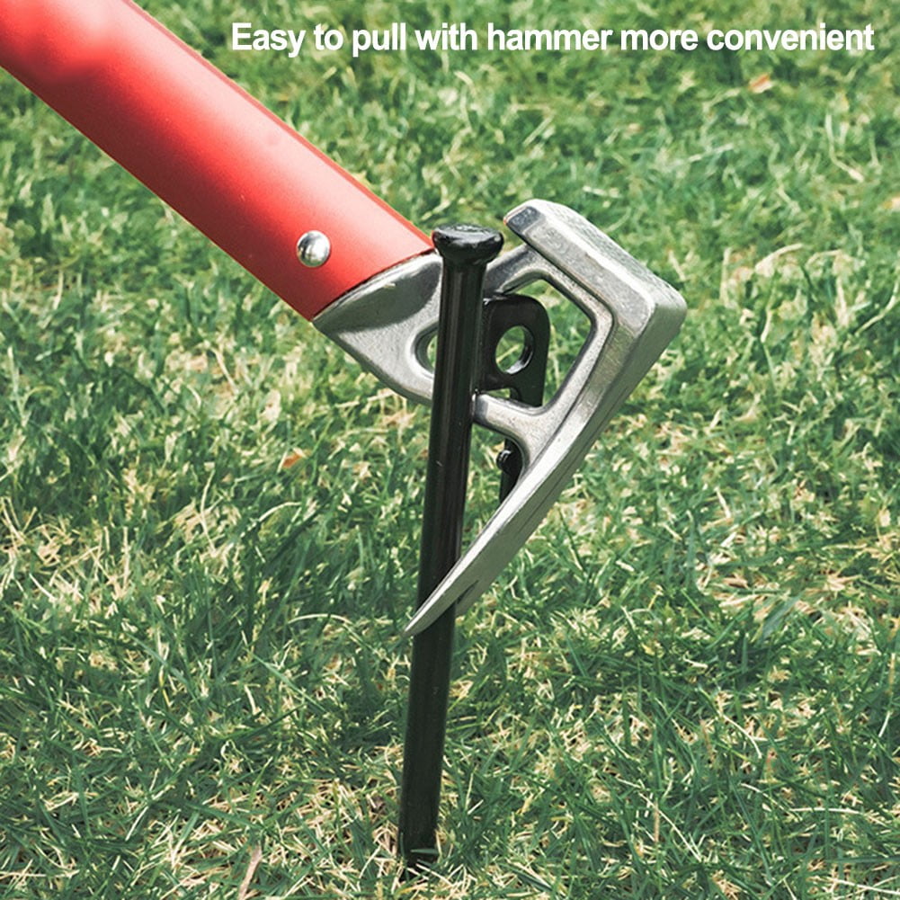Sportact Camping Essentials,Heavy-Duty 30CM Camping Tent Stakes: Strong, Easy-Pull Design for Secure,Outdoor Sports