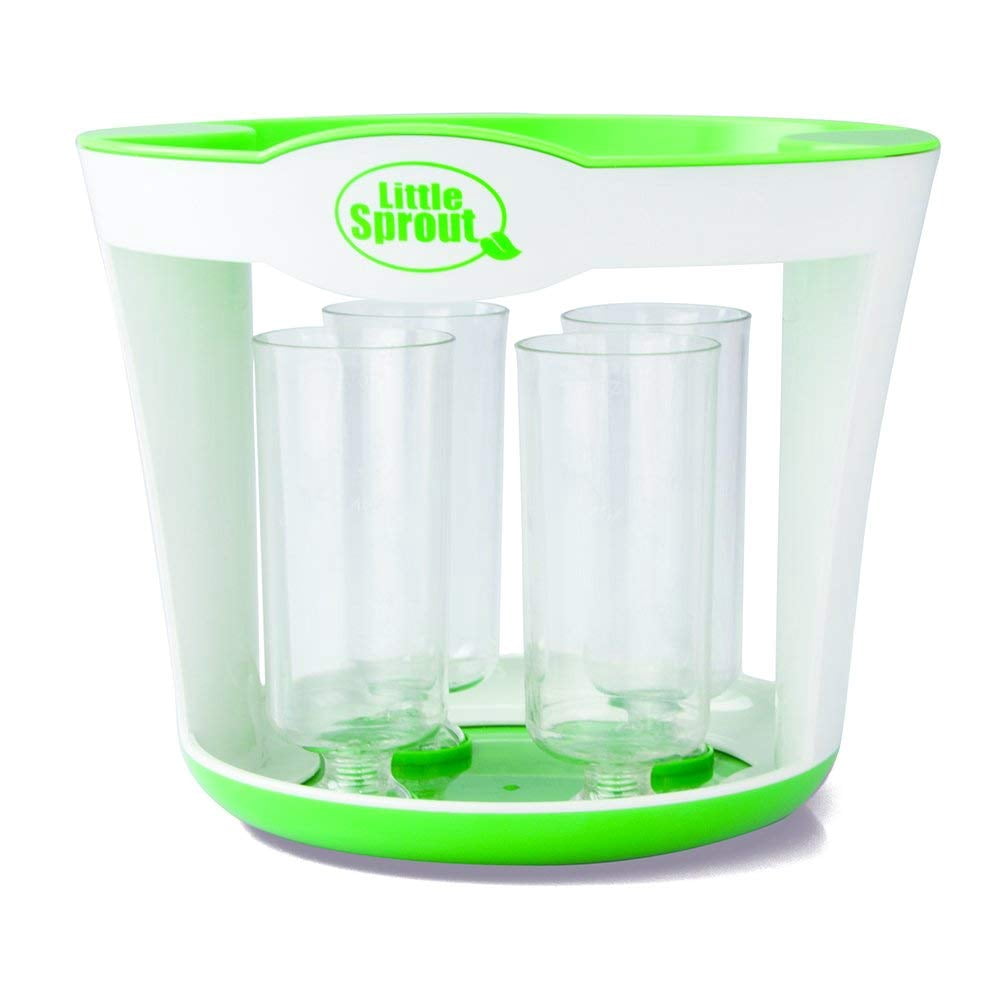 Baby Food Maker For Infants & Toddlers (11 Piece Set)- Make 4 6oz Food Squeeze Purees at Once w/ Fill Station, Pouches, Funnel, Tubes & Plunger- Dishwasher Safe & BPA Free for Homemade Semi-Solid Food