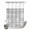 Light Gray White Black, variant on No Hook Shower Curtain, White Dandelion Shower Curtains for Bathroom with See Through Top Window, Spring Plants Flowers Vintage Gray Waterproof & Washable Bath Curtain Narrow 54"x78"