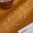 thumbnail image 4 of Gold/Silver Ankle Bracelets for Women,14K Gold Plated Anklets for Women Waterproof Pearl Heart Beads Evil Eye Rhinestone Anklets Set Layered Anklet Bracelets for Women Gold Jewelry, 4 of 11