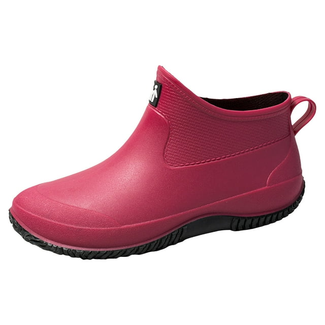 Dsscvnef Chaussures de Pluie pour Femmes Style Coréen Mode Tube Court Confortables Légères Non-Extérieur