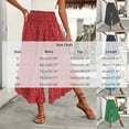thumbnail image 3 of Womens Polka Dot Gaucho Wide Leg Pants Ruffle Elastic Waist Palazzo Pants Flowy Summer Vacation Light Blue 2XL, 3 of 5