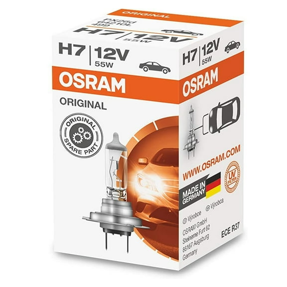 OSRAM H7 12V 55W - 64210L  Long Life Original Line Automotive Bulb