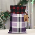 thumbnail image 6 of Color Matching Linen Bundle Mouth Gift Bag Can Be Used For Daily Small Items Lavenderblush Buffalo Plaid Check Tartan Scotland_1 Medium, 6 of 8