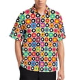 thumbnail image 5 of Blusas con gráficos de flores coloridas para hombres, ropa con estampado floral 3D brillante, camisas de playa, estética de vacaciones, Y2k, camisetas de manga corta para niños, 5 of 5