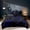 Blue, variant on Orylavena Green Black 3D Block Microfiber Duvet Cover Set, Black Back, Twin/Full/Queen/King