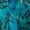 Deep Turquoise Tie Dye Floral, variant on Women's Plus Size Hand Crinkled Fit And Flare Tunic