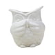 thumbnail image 4 of Maceta de cerámica con forma de búho para bonsái, ideal como regalo de cumpleaños Sin olor Blanco, 4 of 9