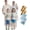 Clear 4 Pack (Family), variant on Disposable Rain Ponchos Emergency Clear Poncho