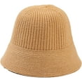 thumbnail image 2 of CoCopeaunts Bucket Hats for Men Simple Solid Color Fisherman Hat Women Simple Fashion Bucket Cap Short Brim Knitted Basin Hat, 2 of 8
