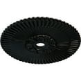thumbnail image 3 of 36 1/4"OD x 1 7/8"P Melonie Ceiling Medallion (Fits Canopies up to 6 1/4"), Hand-Painted Black Pearl, 3 of 6