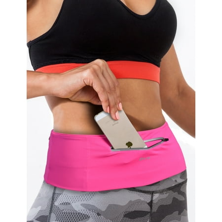 Sports Travel Money Belt - Unisex Fitness Fanny & Waist Pack -Reflective Running Belt Flip Belt - Runners waist pack & (Best Way To Flip Money)