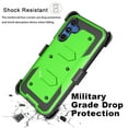 thumbnail image 5 of Ebizware Samsung Galaxy A15 5G Phone Case with [Built-in Screen Protector] and Swivel Holster Belt Clip, Military Grade Heavy Duty Protective Defender Kickstand Cover for Galaxy A15 5G - Green, 5 of 10