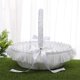 thumbnail image 4 of Glinting Flower Girl Basket Set Flowers Romantic Design Wedding Flower Baskets White Flower Basket Ceremony Party Suppli, 4 of 4