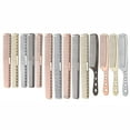 thumbnail image 6 of Fairnull Professional Ultra Thin Hairdresser Hair Styling Tool Hairdressing Steel Comb, 6 of 10