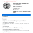 thumbnail image 2 of Front Brake Rotor - Compatible with 2008 BMW 528xi, 2 of 2
