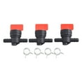 thumbnail image 3 of Fuel Shut Off Valve 3-Pack for 494768 493960 698183 698181 Lawn Mower Garden Tractor Riding Mower Pressure Washer, 3 of 5