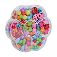 thumbnail image 1 of Pulsera de cuentas para niños,Kit de cuentas de bricolaje para hacer joyas para niños,Manualidades para collares y pulseras para niños con cuentas acrílicas,Niñas haciendo manualidades con, 1 of 8