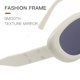thumbnail image 3 of Gafas de sol retras de la tendencia de la moda de las gafas de sol del marco redondo del ojo de gato, hechas de PC, HD, 3 of 5