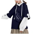 thumbnail image 1 of Chandail à Capuchon Ours Brun pour Femme Automne Hiver à Manches Longues avec Sac à Personnalité, 1 of 9