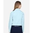 thumbnail image 3 of Devon & Jones D620W Women's Crown Collection Broadcloth Woven Dress Shirt-Crystal Blue-M, 3 of 5