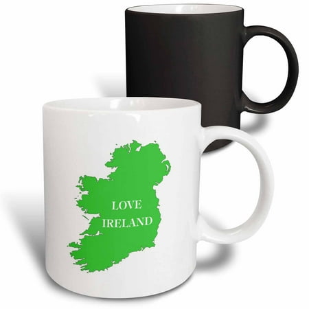 

3dRose Love Ireland Magic Transforming Mug 11oz
