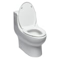 thumbnail image 1 of Eago R-358SEAT Replacement Soft Closing Plastic Toilet Seat, White for TB358, 1 of 1