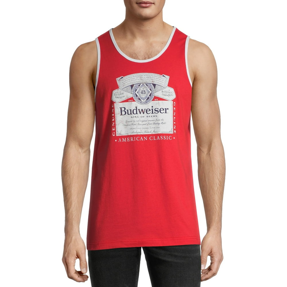 Budweiser Budweiser American Classic Men's and Big Men's Graphic Tank