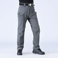 thumbnail image 5 of Havenre Men's Stretch Tactical Pants Water Resistant Ripstop Cargo Pants Outdoor Lightweight High Waist Work Hiking Pants with Multi-Pockets Gray XXXL, 5 of 10