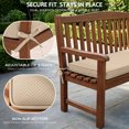 thumbnail image 6 of Snubbull 3 Pack Loveseat Cushion Set, 36" x 18" x 3" Waterproof Outdoor Chair Replacement Cushions for 4-Seater Wicker Rattan Patio Furniture, Sand, 6 of 9