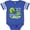 Football Blue and White, variant on Inktastic Are You Ready to ShamROCK?- Fun St. Patrick's Day Boys or Girls Baby Bodysuit