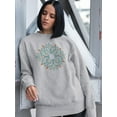 thumbnail image 2 of Arabesque Design.  Sweatshirt Women -Image by Shutterstock, Female Small, 2 of 4