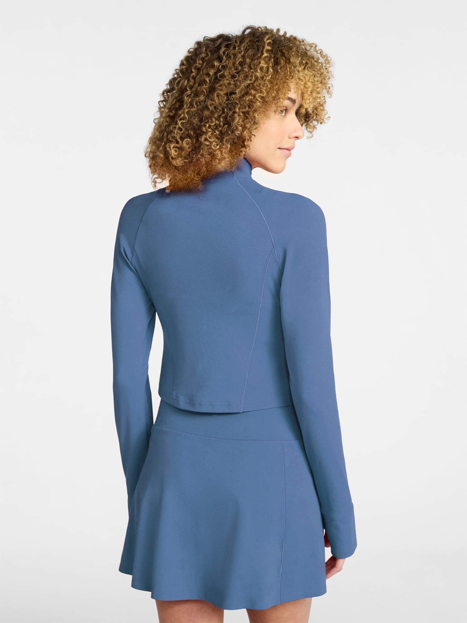Avia Women's SoftSculpt Cropped Jacket, Sizes XS-XXXL