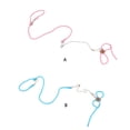 thumbnail image 3 of Methold Amplia gama de usos Arnés para hámster para ratas Ratones y hurones Buscadores de hurones Correa de plomo con campana Tubos y túneles para animales pequeños Azul claro, 3 of 6