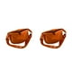 thumbnail image 3 of Sonducket Bolsas de mensajero Negro Naranja Tela Oxford Moda juvenil Paquete de cinturón ajustable informal Forma de bola de Hobos Ropa Naranja 2piezas, 3 of 6